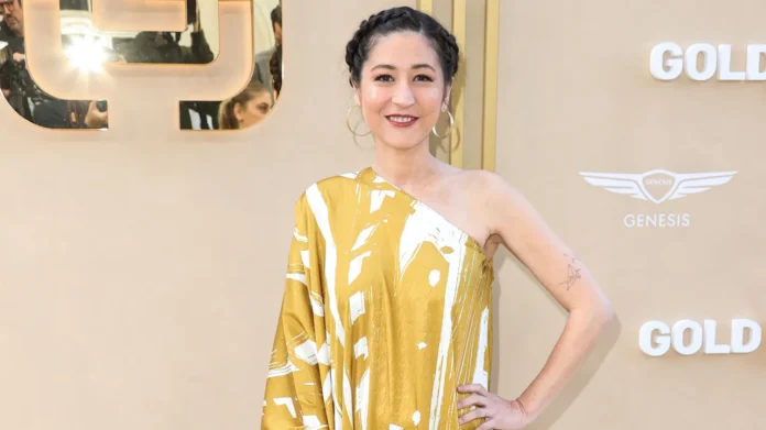 mina kimes arrives at gold houses 2nd annual gold gala