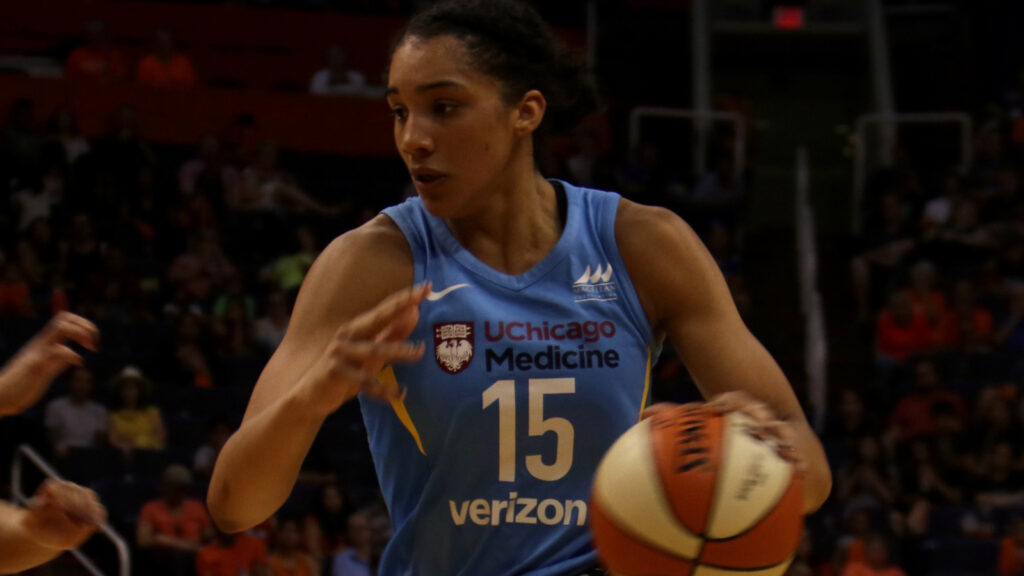 Gabby Williams in action