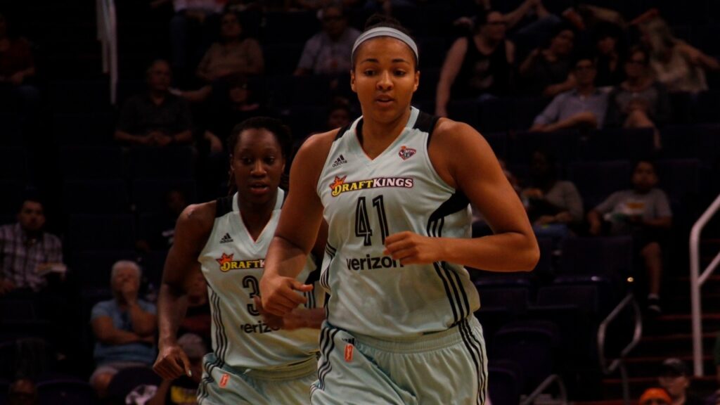 Kiah Stokes in action