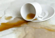 spilled coffee on the bed unlucky unfortunate breakfast accid
