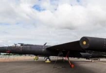 wide angle of the usaf u2 dragonlady